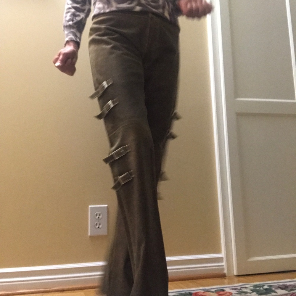 Cawboy leather pants, size 4